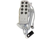 LINAK AS Group OVLADAČ ŠEDÝ 8 TLAČÍTEK / 13 PINU