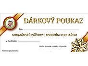 Dárkové poukazy - Gurmánské zážitky s osobním kuchařem (Novinka)