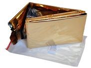 FAZZINI Italy Srl IZOTERMICKÁ FÓLIE ZLATO - STŘÍBRNÁ 220x140cm