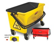 RUBBERMAID, Switzerland ÚKLIDOVÝ VOZÍK RUBBERMAID S TLAKOVÝM ŽDÍMANÍM