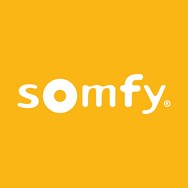 logo SOMFY - Řízení a pohony stínící techniky a garážových vrat Praha