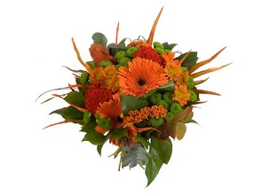 Oranžová kytice