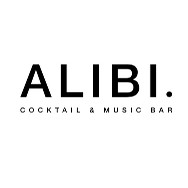 logo ALIBI. cocktail&music bar