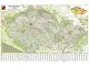 Nástěnná mapa: Česká republika 250 - obří ()