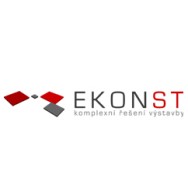 logo EKON ST spol. s r.o., zemní práce, rodinné domy, hydroizolační systémy