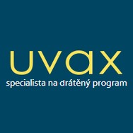 logo UVAX, s. r. o. - Drátěný program, ohýbání plechů