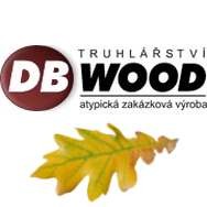 logo DB WOOD s.r.o. – nábytek na míru a dřevostavby na klíč