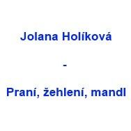logo Jolana Holíková - Praní prádla a žehlení Praha