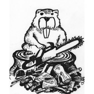 logo Kácení stromů - Bobr Hlodavec
