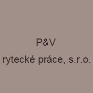 logo P&V rytecké práce, s.r.o. – reklamní cedule a informační systémy