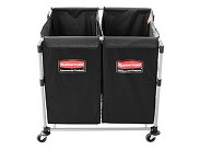 RUBBERMAID, Switzerland VOZÍK RUBBERMAID NA PRÁDLO (2 komory bílé-barevné)