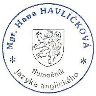 logo Tlumočník Mgr. Hana Havlíčková