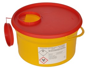 I.T.A. – Servisní s.r.o. BIOHAZARD - NÁDOBA NA KONTAMINOVANÝ ODPAD 5 litrů