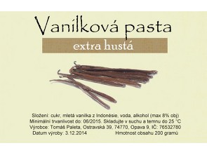 Vanilková pasta