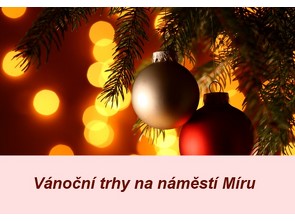 Pronájem stánku - náměstí Míru