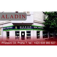 logo Bazar, zastavárna Aladin