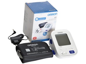OMRON Healthcare UK Ltd. OMRON M3 DUO S INDIKÁTOREM HYPERTENZE s adaptérem