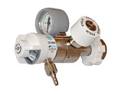 TECHNOLOGIE MEDICALE REDUKČNÍ VENTIL SE DVĚMA VÝSTUPY 25L (francouzský výrobek s českou normou)