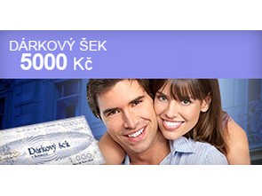 Dárkový šek - 5000,- Kč