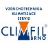 logo CLIMFIL BRNO, s.r.o. - montáž klimatizace Brno