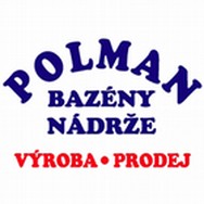 logo Bazény Polman – Vyrábíme a dodáváme plastové bazény na zahradu