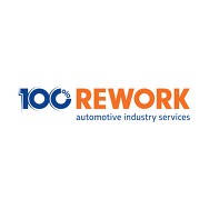 logo 100 % REWORK s.r.o. - služby pro automobilový průmysl