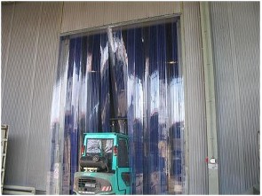PVC lamelové clony