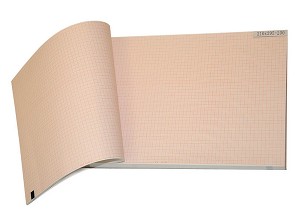 EDAN Instruments, Inc. EKG TERMO PAPÍR HEWLETT PACKARD - skládaný blok 29,5 x 21 cm