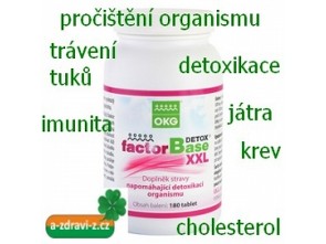 Factor Base Detox XXL - detoxikace a pročištění organismu