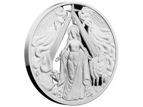 Stříbrná medaile Panna Maria proof