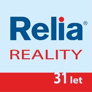 logo RELIA reality, již 31 let