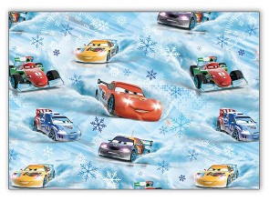 Dětský balící papír vánoční LUX YV007 Disney (Cars)