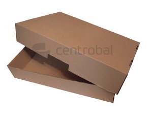 Dvoudílná krabice na zákusky velká ( 570 x 370 x 105 mm )