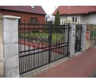 Kovová brána - Drahelčice