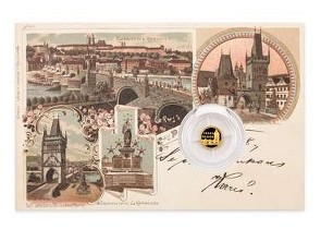 Zlatá mince Praha – Karlův most proof