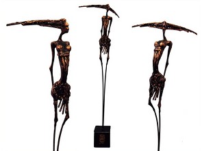 Kovová plastika Drbna