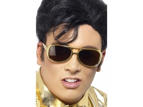 Brýle Elvis Presley - zlaté