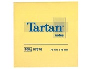 3M Tartan 654/76x76 mm žlutý