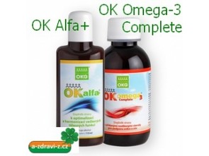 OK Alfa+ OK Omega-3 Complete -sada zdravé srdce a cévy