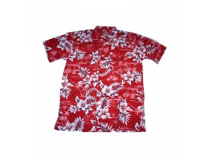 Havajská košile - červená