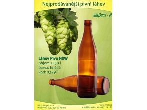 Láhev Pivo NRW - 0.50 hnědá