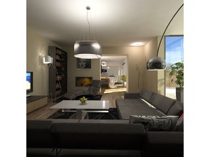 Návrh interiéru pro obývací pokoje